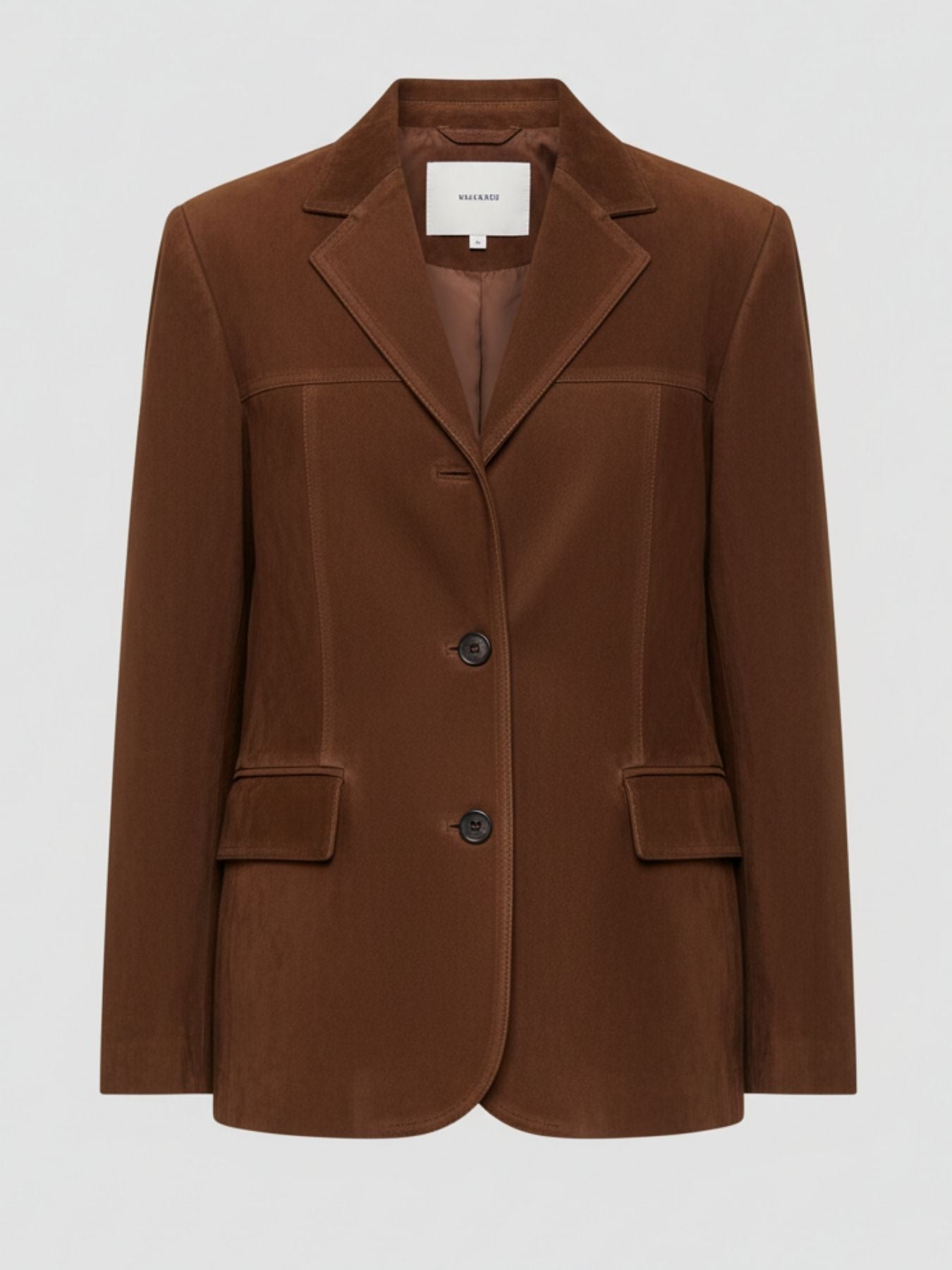 Natalie Damen Klassische Wildlederjacke