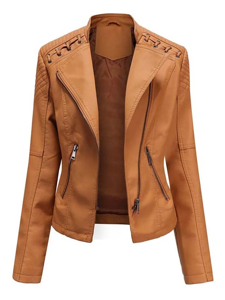 Ruby Damen Lederjacke
