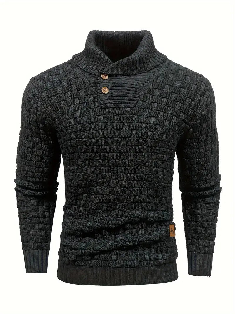 Auguste Strickpullover mit Schalkragen