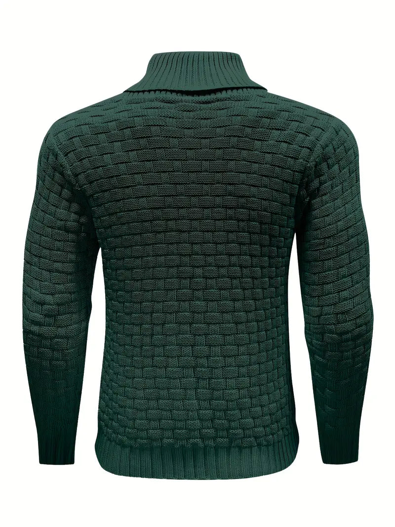 Auguste Strickpullover mit Schalkragen