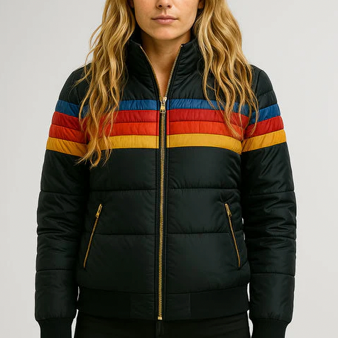 Mila Damen Kuschelige Pufferjacke