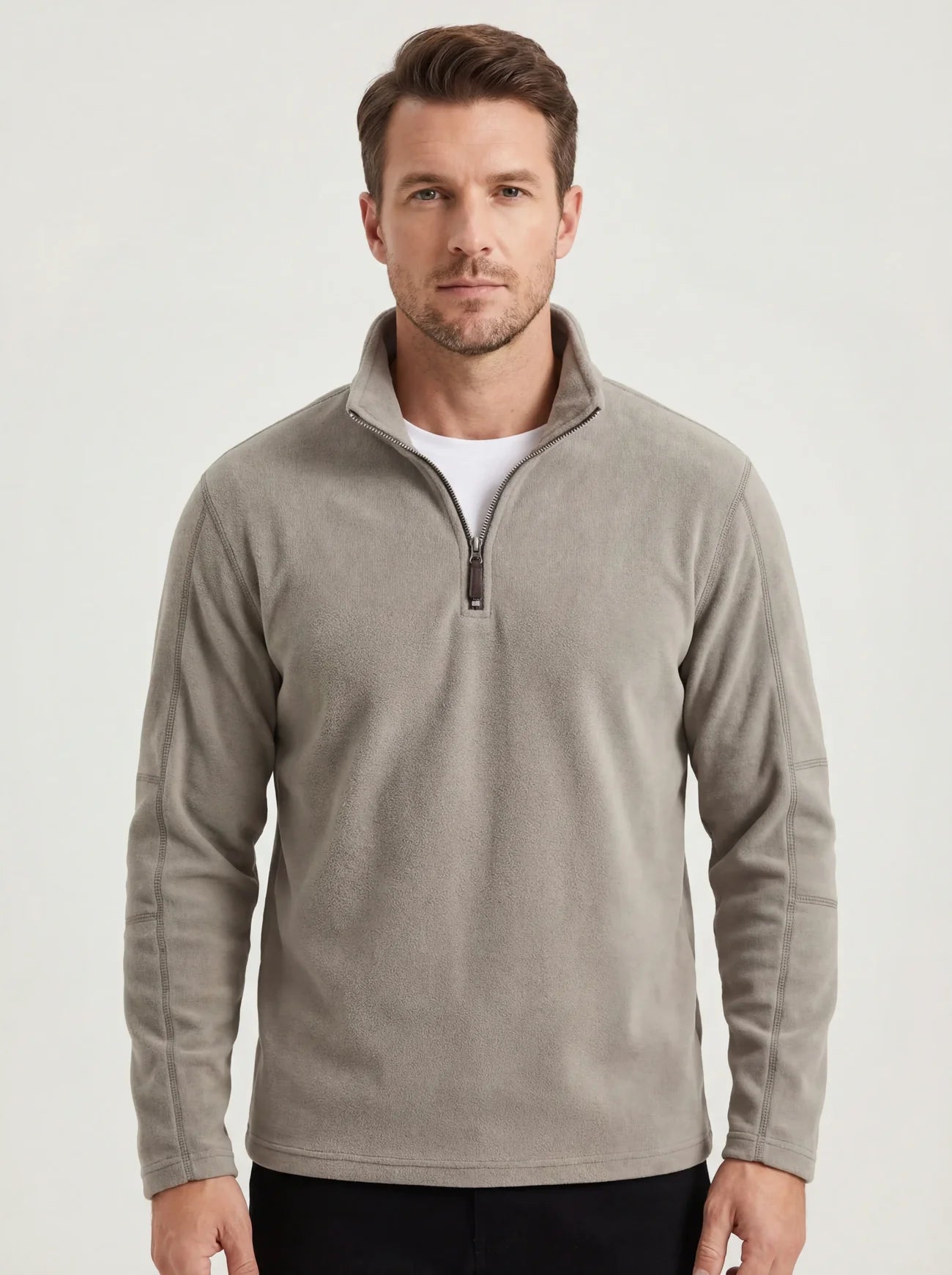 Sébastien Fleecepullover mit Reißverschluss