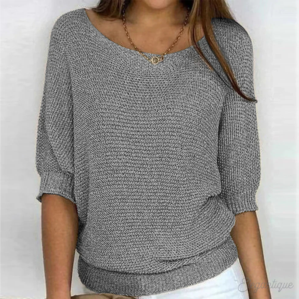Mila Damen Casual Pullover